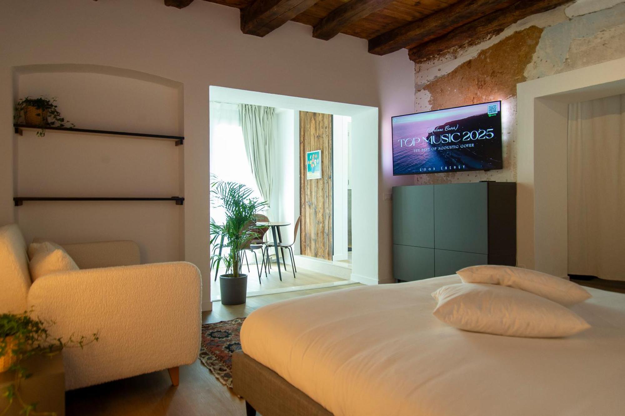 Ca Glera - Vintage Design Apartment Revine Lago Luaran gambar